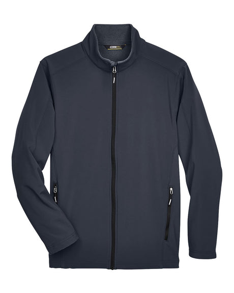 CORE365 Men's Cruise Two-Layer Fleece Bonded Soft Shell Jacket. 88184 - Carbon