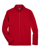 CORE365 Men's Cruise Two-Layer Fleece Bonded Soft Shell Jacket. 88184 - Classic Red