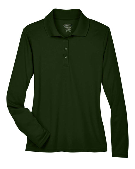 CORE365 Women's Pinnacle Performance Long Sleeve Piqué Polo. 78192 - Forest