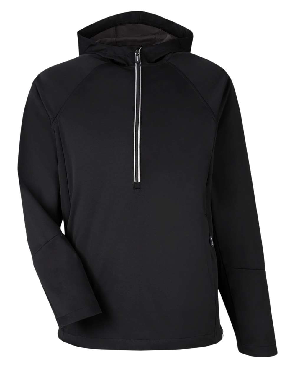 CORE365 Unisex Techno Lite Pullover Anorak. CE711 - Black