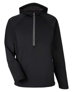 CORE365 Unisex Techno Lite Pullover Anorak. CE711 - Black