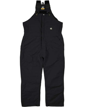 Berne Apparel Men's Heritage Insulated Bib Overall. B415 - Black