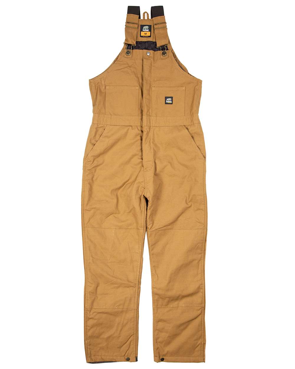 Berne Apparel Men's Heritage Insulated Bib Overall. B415 - Brown Duck