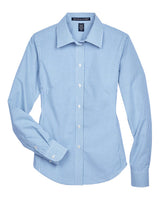 Devon & Jones Women's Crown Collection® Gingham Check Woven Dress Shirt. D640W - French Blue