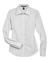 Devon & Jones Women's Crown Collection® Gingham Check Woven Dress Shirt. D640W - Silver
