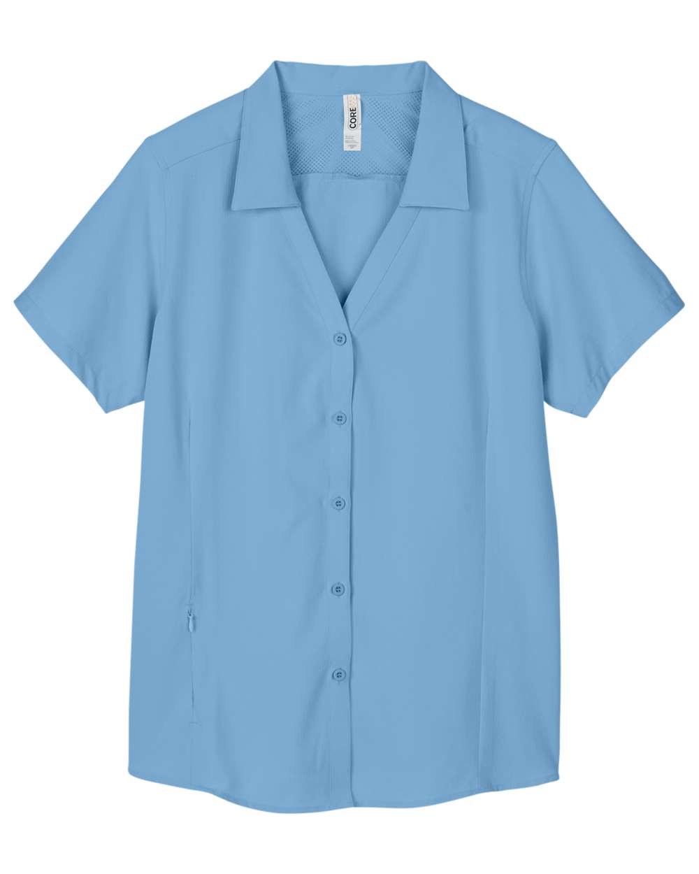 CORE365 Women's Ultra UVP® Marina Shirt. CE510W - Columbia Blue