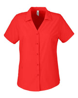 CORE365 Women's Ultra UVP® Marina Shirt. CE510W - Marina Red