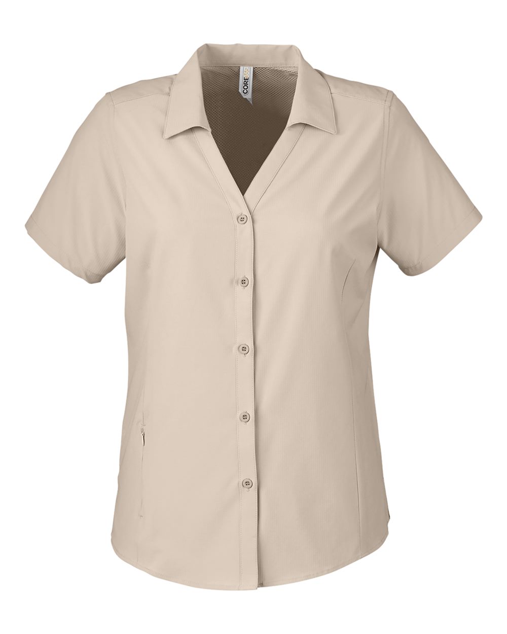 CORE365 Women's Ultra UVP® Marina Shirt. CE510W - Stone