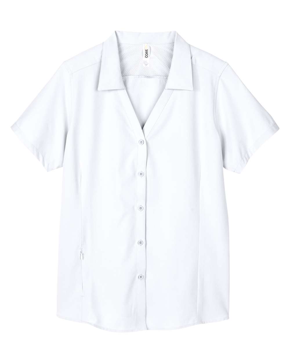 CORE365 Women's Ultra UVP® Marina Shirt. CE510W - White