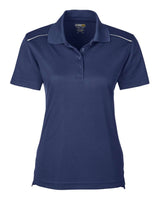 CORE365 Women's Radiant Performance Piqué Polo with Reflective Piping. 78181R - Classic Navy