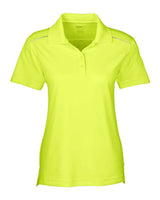 CORE365 Women's Radiant Performance Piqué Polo with Reflective Piping. 78181R - Safety Yellow
