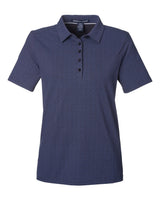 Devon & Jones Women's Crownlux Performance® Geo Polo. DG101W - Navy/ French Blue