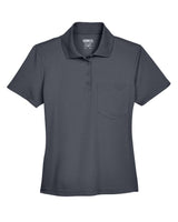 CORE365 Women's Origin Performance Piqué Polo with Pocket. 78181P - Carbon