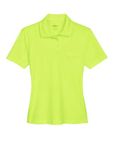 CORE365 Women's Origin Performance Piqué Polo with Pocket. 78181P - Safety Yellow