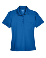CORE365 Women's Origin Performance Piqué Polo with Pocket. 78181P - True Royal