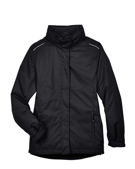 CORE365 Women's 3-in-1 Jacket with Fleece Liner. 78205 - Black