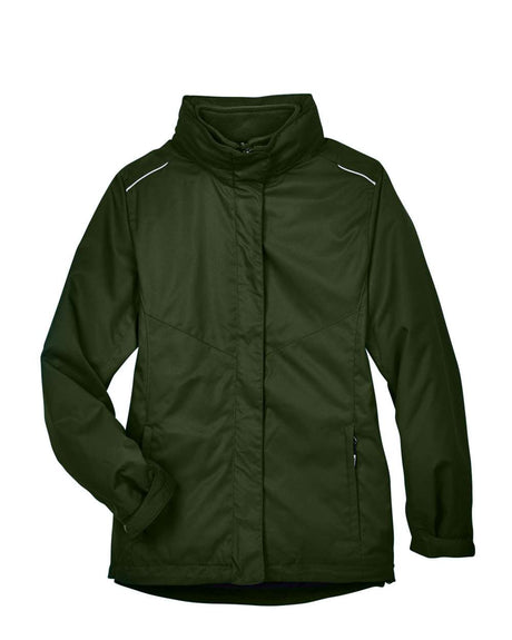 CORE365 Women's 3-in-1 Jacket with Fleece Liner. 78205 - Forest