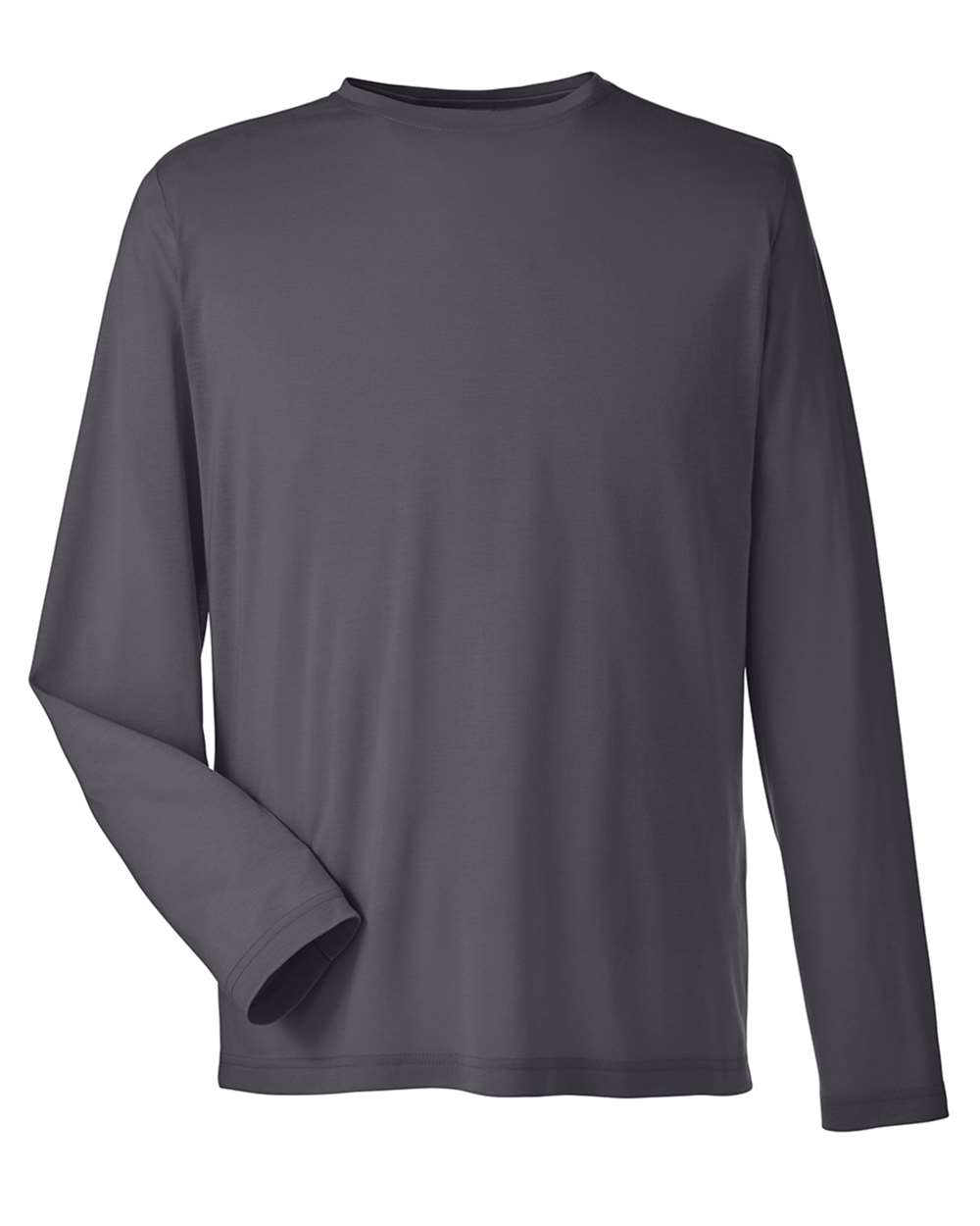 CORE365 Unisex Fusion ChromaSoft™ Performance Long Sleeve T-Shirt. CE111L - Carbon