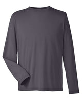 CORE365 Unisex Fusion ChromaSoft™ Performance Long Sleeve T-Shirt. CE111L - Carbon