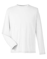 CORE365 Unisex Fusion ChromaSoft™ Performance Long Sleeve T-Shirt. CE111L - White
