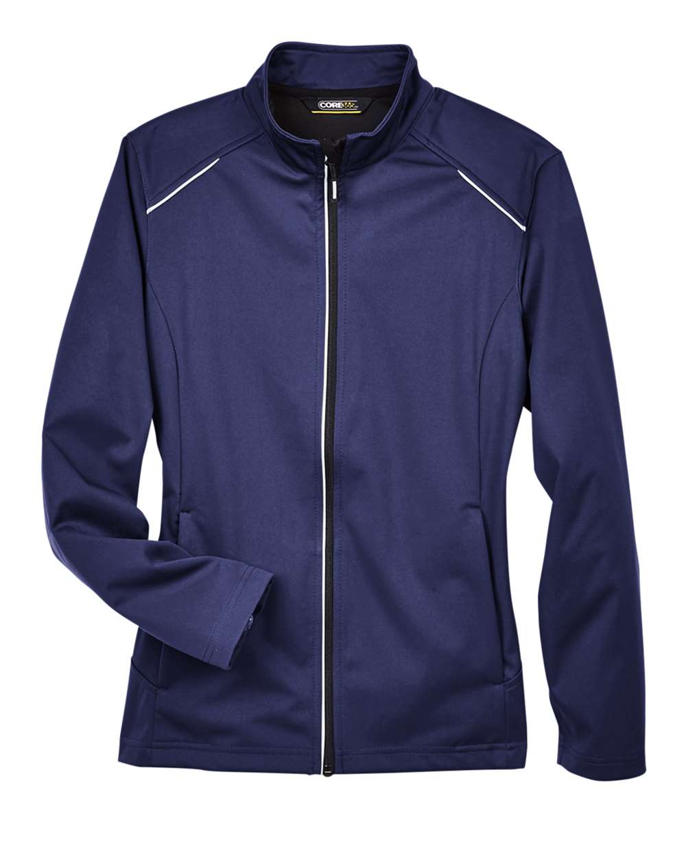 CORE365 Women's Techno Lite Three-Layer Knit Tech-Shell. CE708W - Classic Navy
