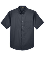 CORE365 Men's Optimum Short Sleeve Twill Dress Shirt. 88194 - Carbon