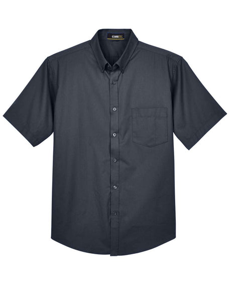 CORE365 Men's Optimum Short Sleeve Twill Dress Shirt. 88194 - Carbon