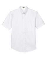 CORE365 Men's Optimum Short Sleeve Twill Dress Shirt. 88194 - White