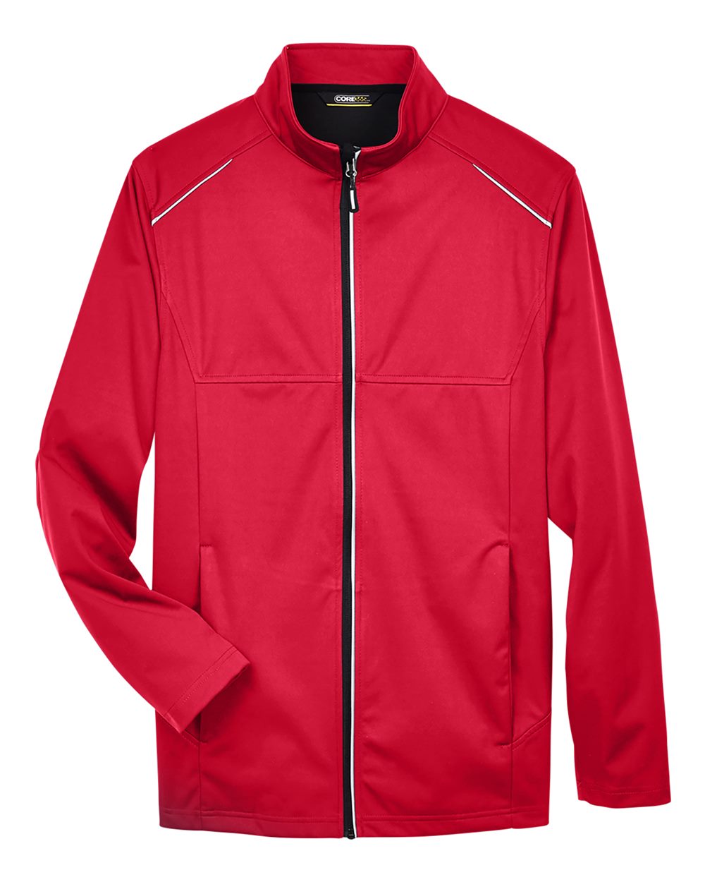 CORE365 Men's Techno Lite Three-Layer Knit Tech-Shell. CE708 - Classic Red