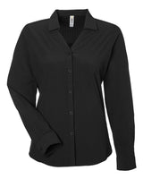 CORE365 Women's Ultra UVP® Marina Shirt. CE510LW - Black