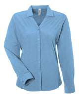 CORE365 Women's Ultra UVP® Marina Shirt. CE510LW - Columbia Blue