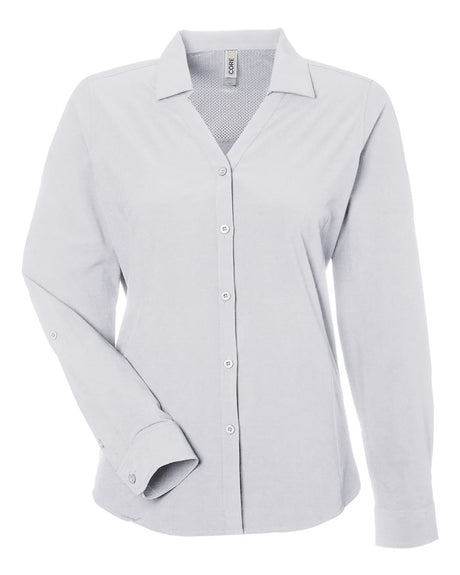 CORE365 Women's Ultra UVP® Marina Shirt. CE510LW - Platinum