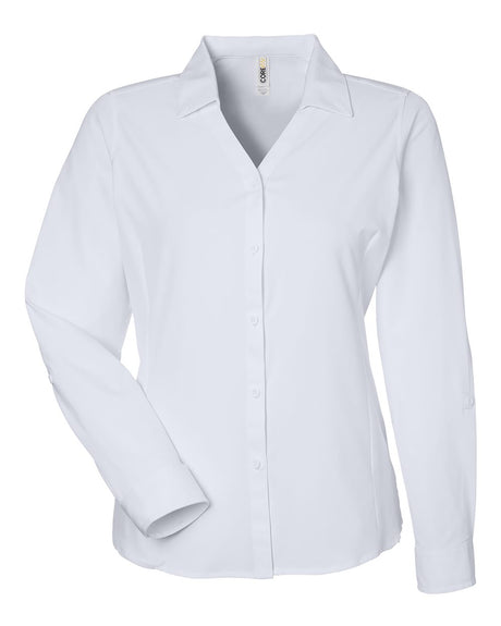 CORE365 Women's Ultra UVP® Marina Shirt. CE510LW - White