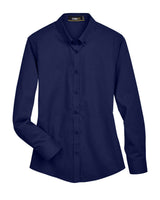 CORE365 Women's Operate Twill Shirt. 78193 - Classic Navy