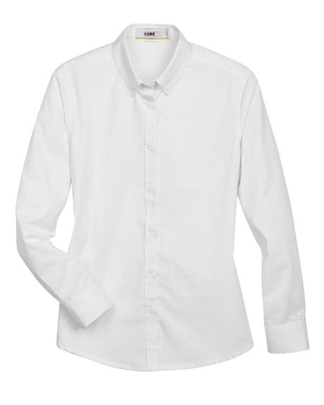 CORE365 Women's Operate Twill Shirt. 78193 - White