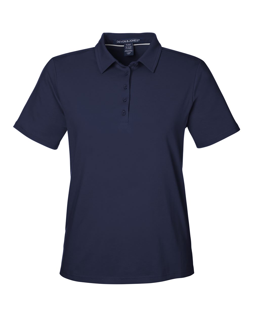 Devon & Jones Women's Raleigh Stretch Polo. DG120W - Navy