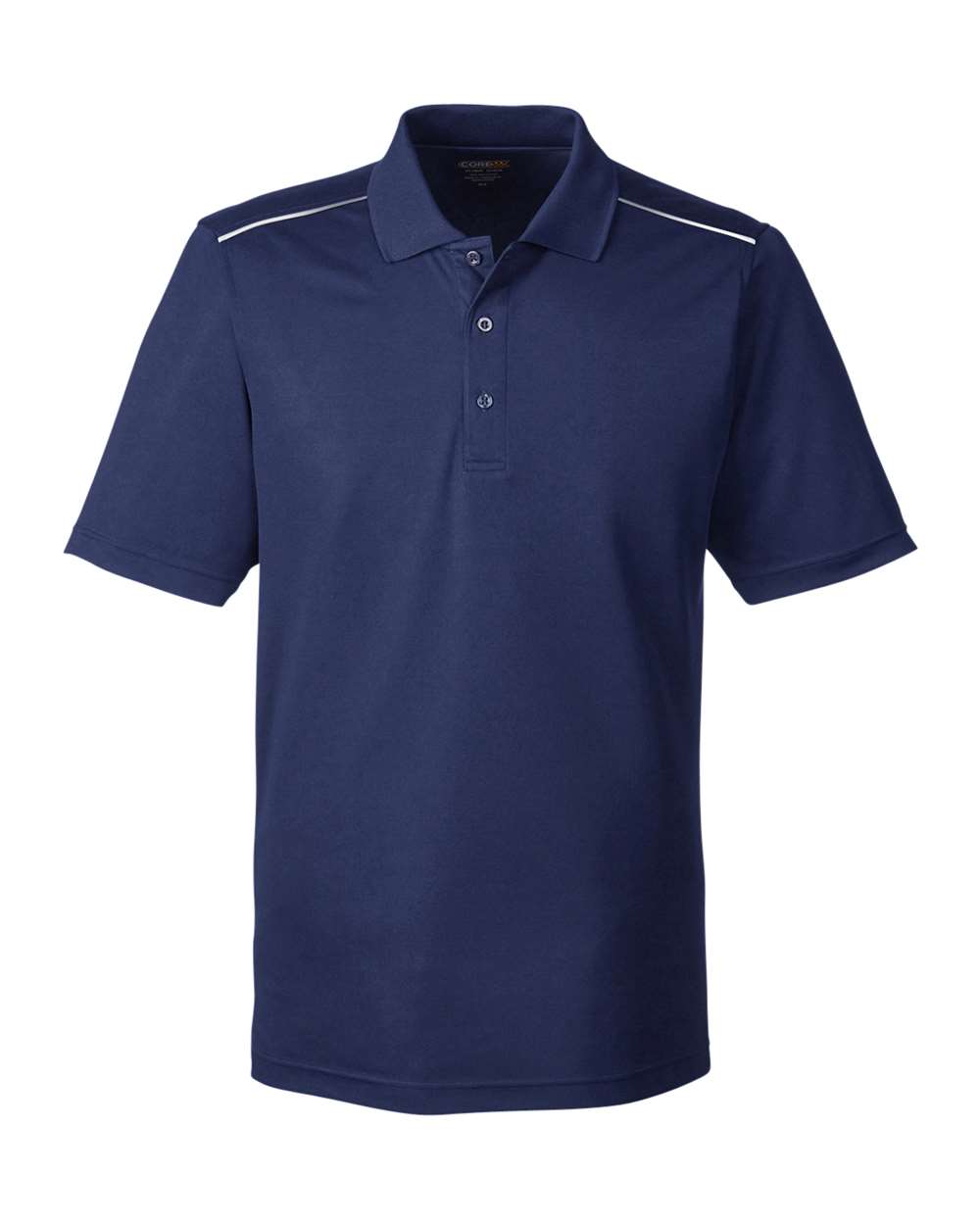 CORE365 Men's Radiant Performance Piqué Polo with Reflective Piping. 88181R - Classic Navy