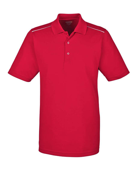CORE365 Men's Radiant Performance Piqué Polo with Reflective Piping. 88181R - Classic Red