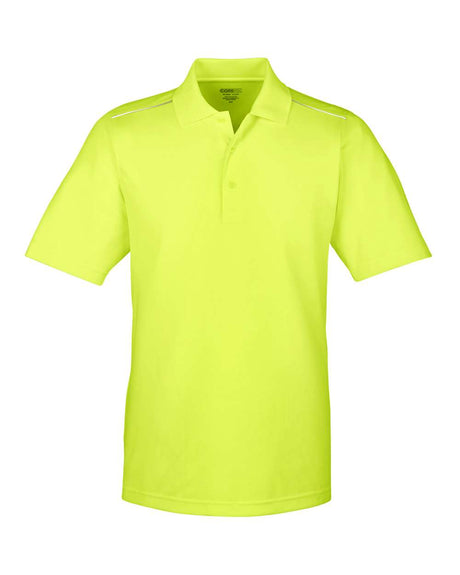 CORE365 Men's Radiant Performance Piqué Polo with Reflective Piping. 88181R - Safety Yellow