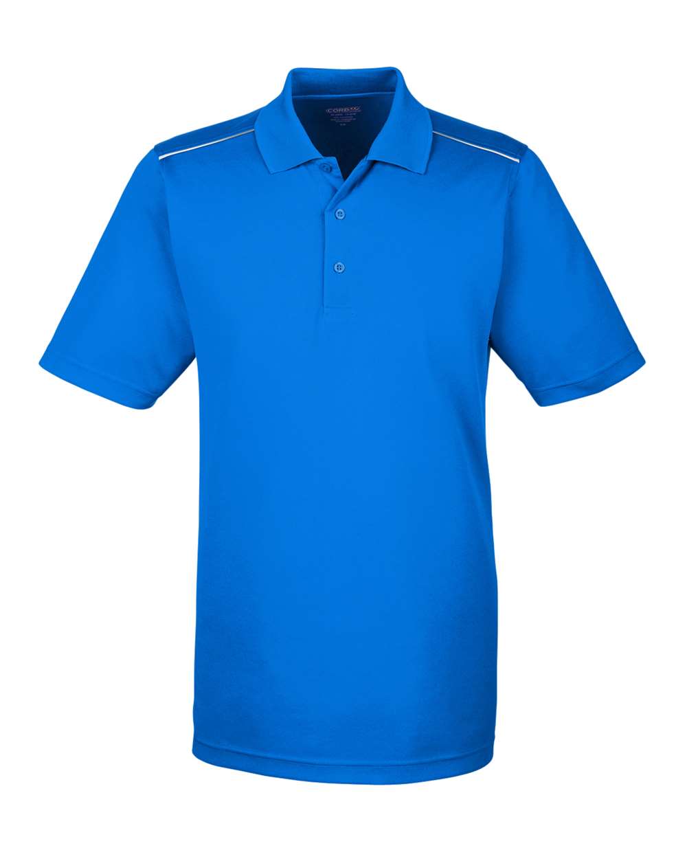 CORE365 Men's Radiant Performance Piqué Polo with Reflective Piping. 88181R - True Royal
