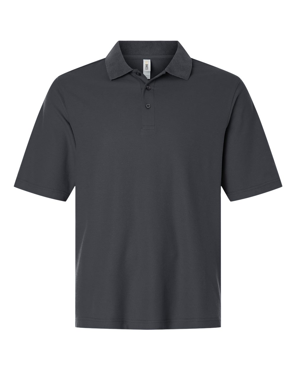 CORE365 Men's Tall Resolve CVC Performance Pique Polo. CE106T - Carbon