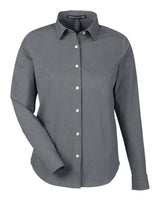 Devon & Jones Women's CrownLux Performance® Spencer Poplin Dress Shirt. DG505W - Graphite Melange