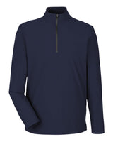 Devon & Jones Men's CrownLux Performance® Windsor Welded Quarter-Zip Pullover. DG410 - Navy