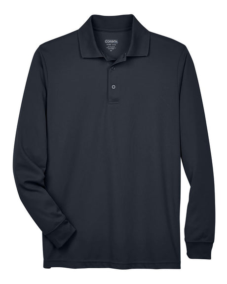 CORE365 Men's Tall Pinnacle Performance Long Sleeve Piqué Polo. 88192T - Carbon