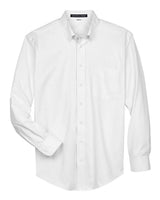 Devon & Jones Men's Crown Collection® Oxford Woven Dress Shirt. D630 - White