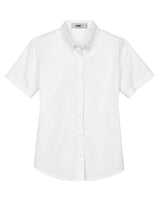 CORE365 Women's Optimum Short Sleeve Twill Shirt. 78194 - White