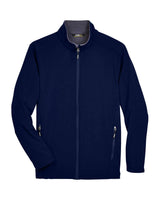 CORE365 Men's Tall Cruise Two-Layer Fleece Bonded Soft Shell Jacket. 88184T - Classic Navy