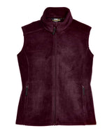 CORE365 Women's Journey Fleece Vest. 78191 - Burgundy