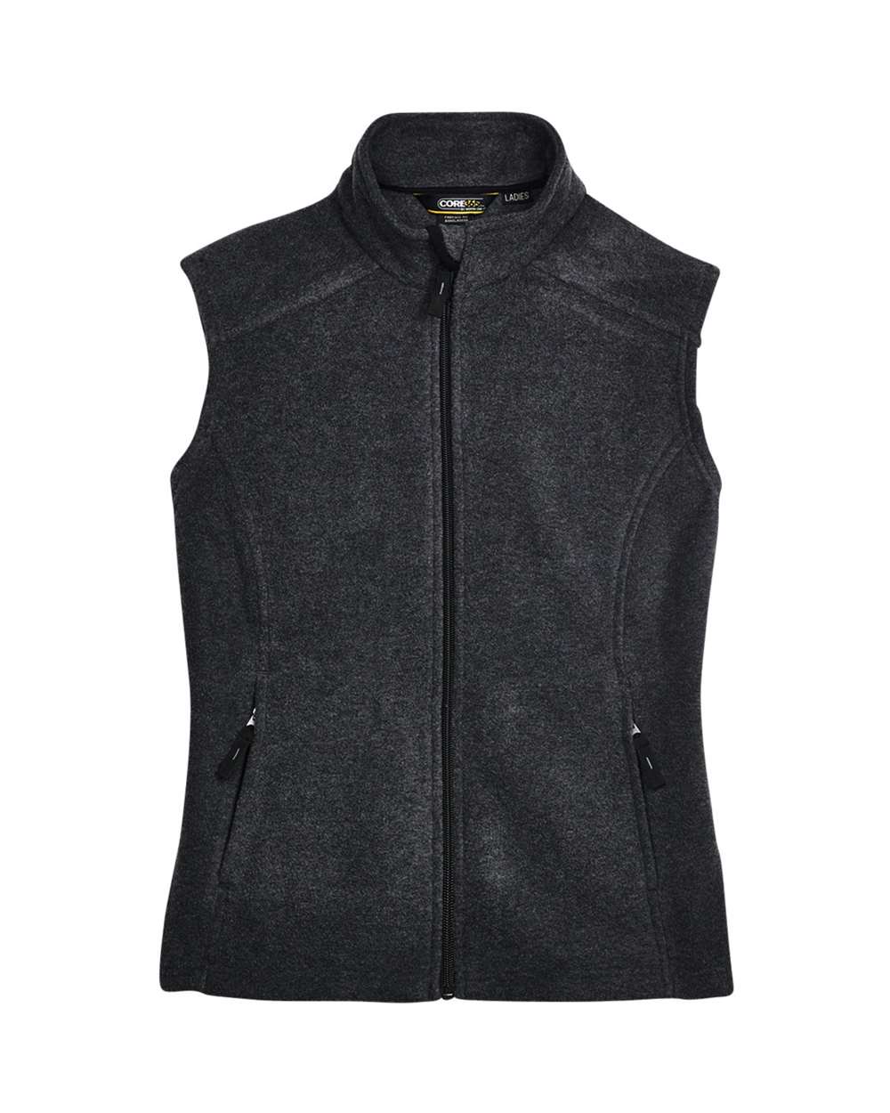 CORE365 Women's Journey Fleece Vest. 78191 - Heather Charcoal