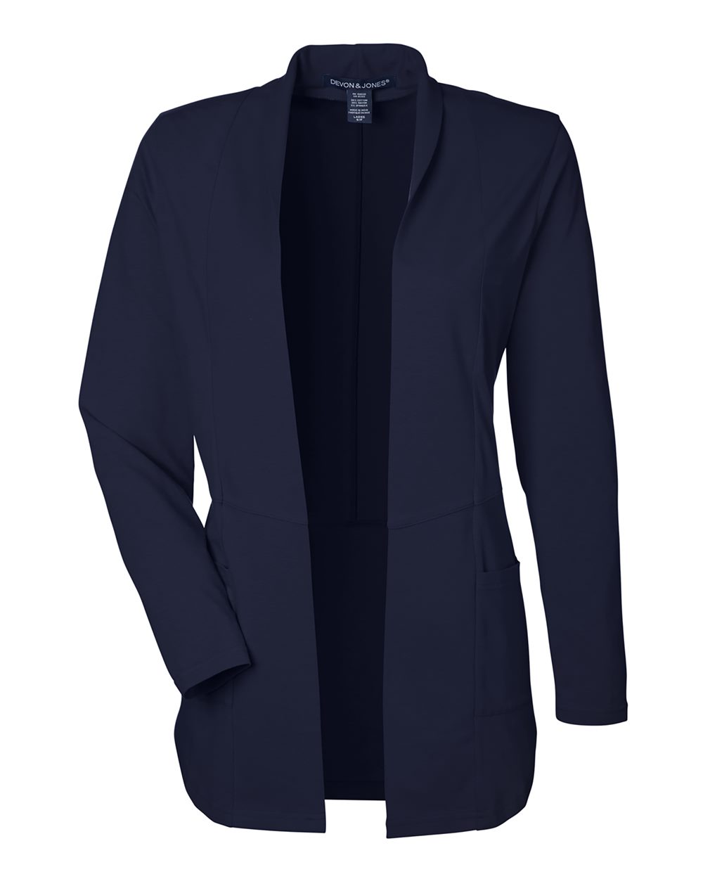 Devon & Jones Women's Raleigh Stretch Cardigan. DP125W - Navy